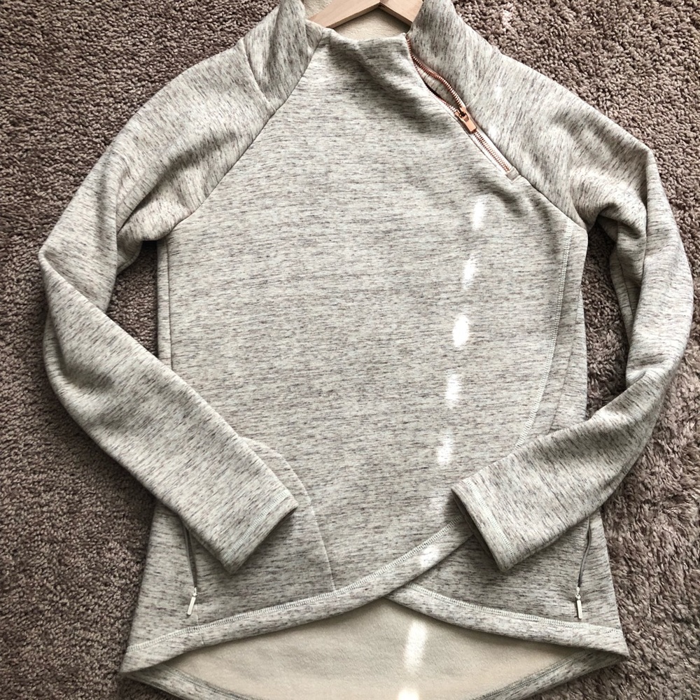 Athleta Pullover, pink/oatmeal color, size XS, great condition!